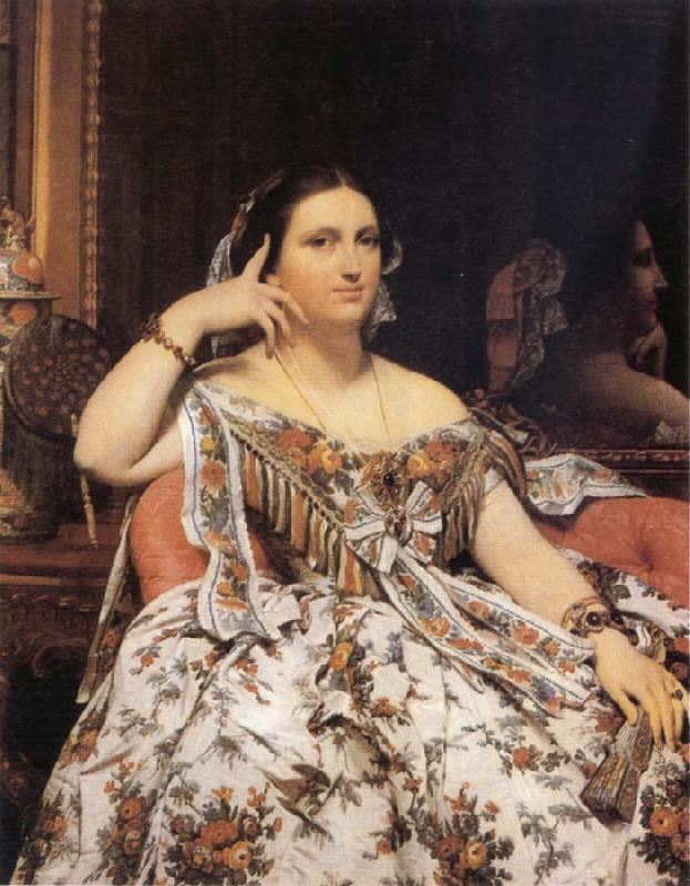 Jean-Auguste Dominique Ingres Madame Motessier Seated Norge oil painting art